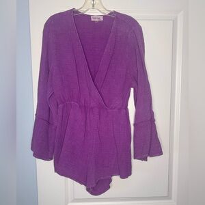 🍓6/$15🍓 Purple Long Sleeved Romper